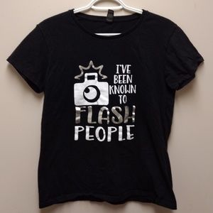 🍍Anvil Graphic T-Shirt Size M Black